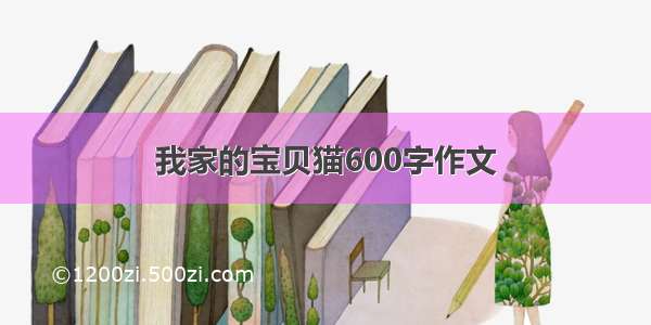 我家的宝贝猫600字作文