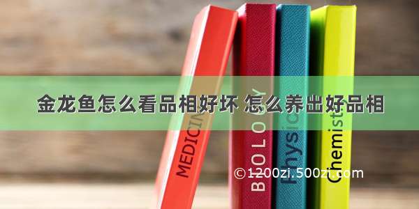 金龙鱼怎么看品相好坏 怎么养出好品相