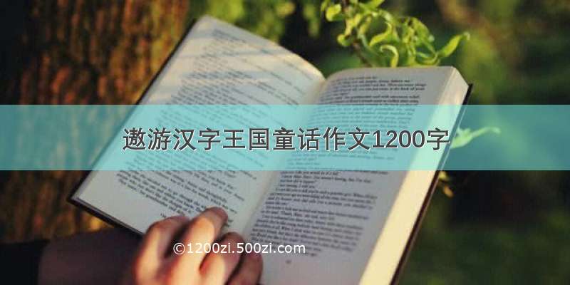 遨游汉字王国童话作文1200字