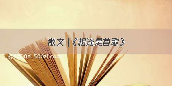 散文 |《相逢是首歌》