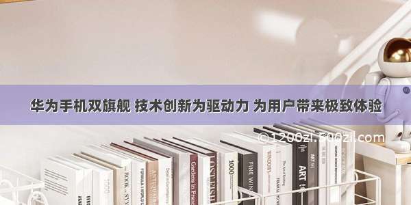 华为手机双旗舰 技术创新为驱动力 为用户带来极致体验