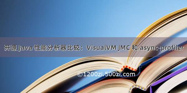 开源 Java 性能分析器比较：VisualVM JMC 和 async-profiler