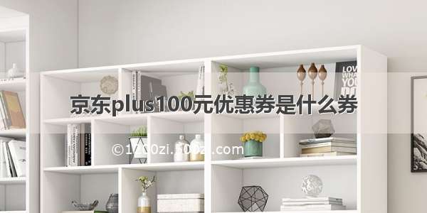 京东plus100元优惠券是什么券