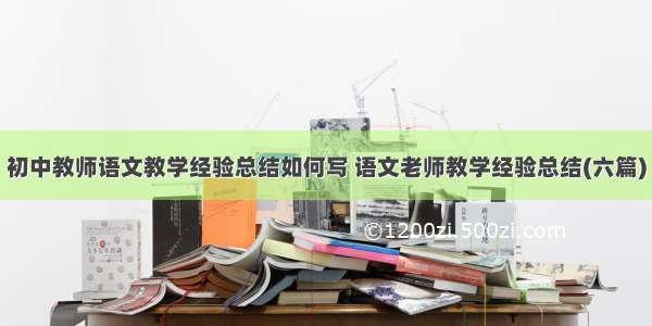 初中教师语文教学经验总结如何写 语文老师教学经验总结(六篇)