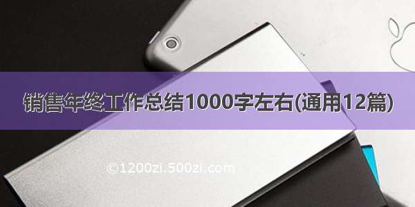 销售年终工作总结1000字左右(通用12篇)