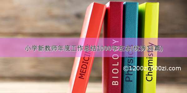 小学新教师年度工作总结1000字左右(优秀18篇)