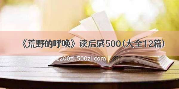 《荒野的呼唤》读后感500(大全12篇)