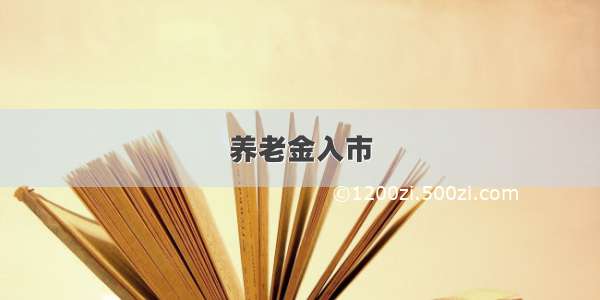 养老金入市