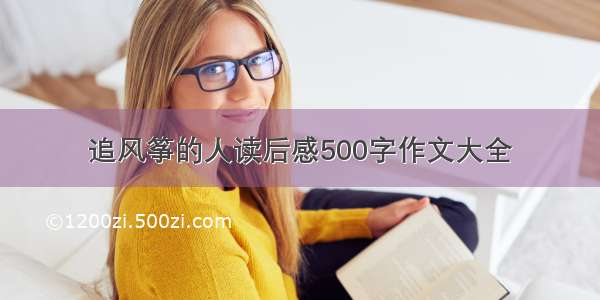 追风筝的人读后感500字作文大全