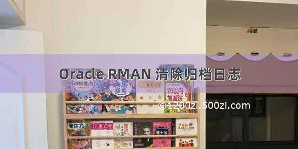 Oracle RMAN 清除归档日志