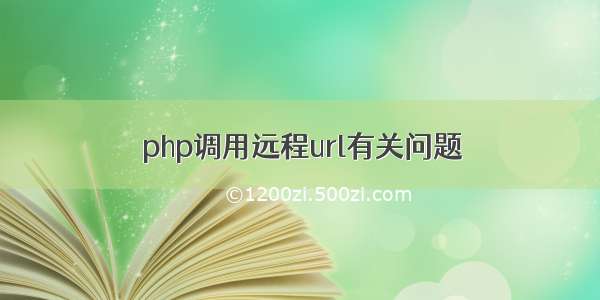 php调用远程url有关问题