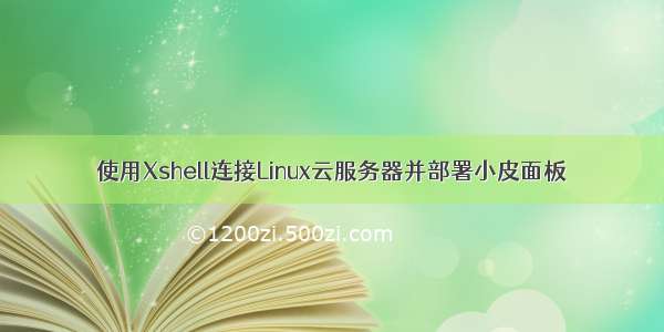 使用Xshell连接Linux云服务器并部署小皮面板