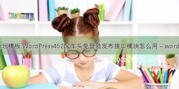 wordpress论坛模板 WordPress452火车头免登陆发布接口模块怎么用 – wordpress – 前端