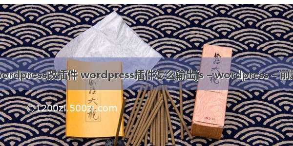 wordpress改插件 wordpress插件怎么输出js – wordpress – 前端