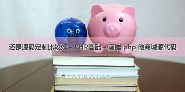 还是源码定制比较好 – PHP基础 – 前端 php 微商城源代码