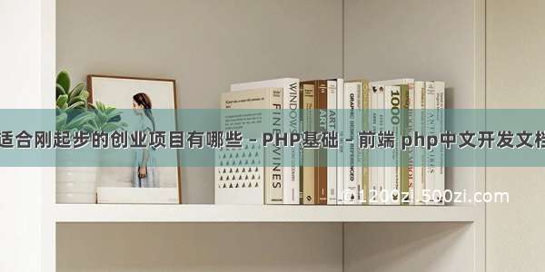 适合刚起步的创业项目有哪些 – PHP基础 – 前端 php中文开发文档