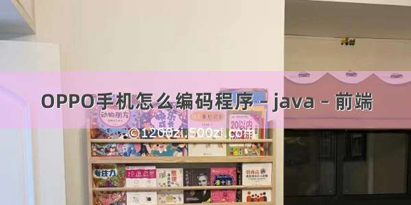 OPPO手机怎么编码程序 – java – 前端