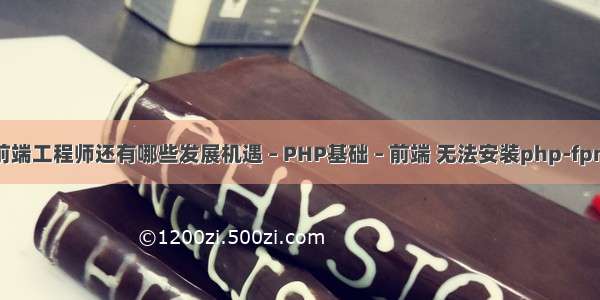 前端工程师还有哪些发展机遇 – PHP基础 – 前端 无法安装php-fpm