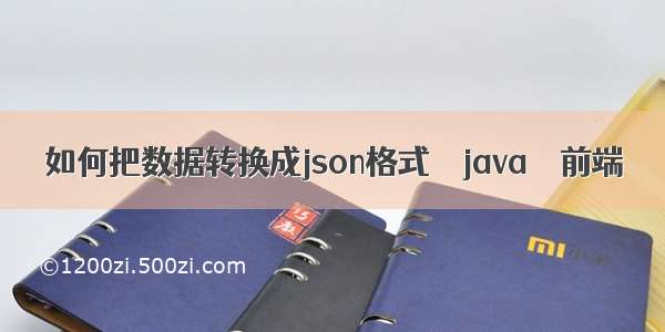 如何把数据转换成json格式 – java – 前端