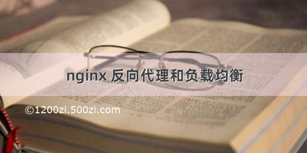 nginx 反向代理和负载均衡