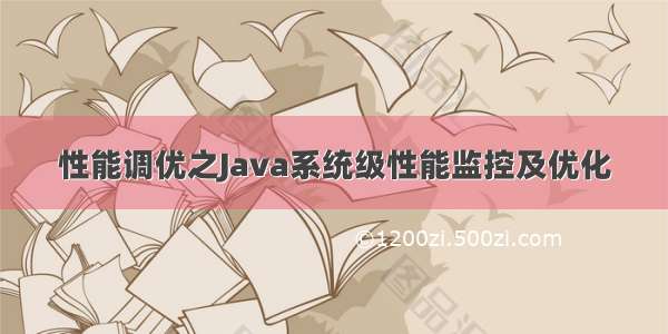 性能调优之Java系统级性能监控及优化