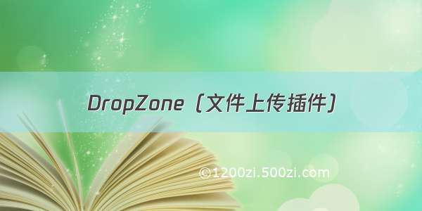 DropZone（文件上传插件）