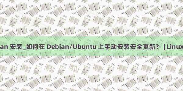 debian 安装_如何在 Debian/Ubuntu 上手动安装安全更新？ | Linux 中国