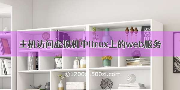 主机访问虚拟机中linux上的web服务