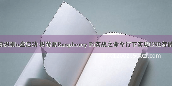 树莓派linux系统识别u盘启动 树莓派Raspberry Pi实战之命令行下实现USB存储设备自动挂载...