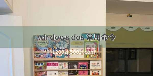 windows dos 常用命令