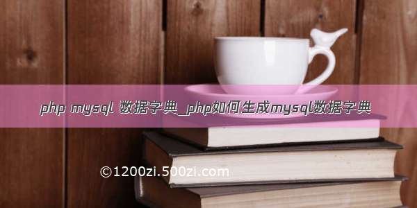 php mysql 数据字典_php如何生成mysql数据字典