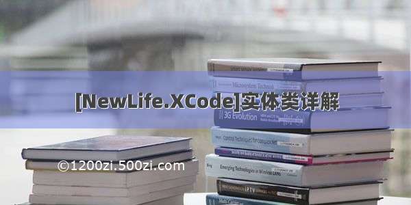 [NewLife.XCode]实体类详解