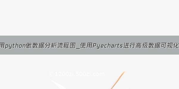 用python做数据分析流程图_使用Pyecharts进行高级数据可视化