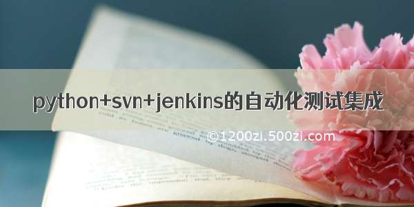 python+svn+jenkins的自动化测试集成