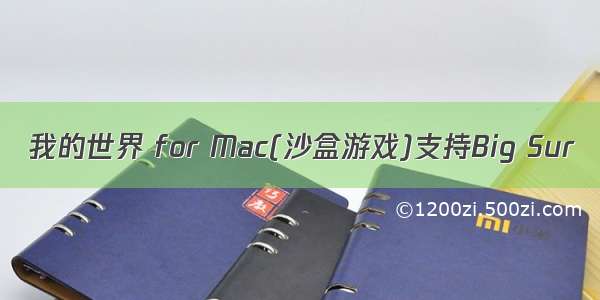 我的世界 for Mac(沙盒游戏)支持Big Sur