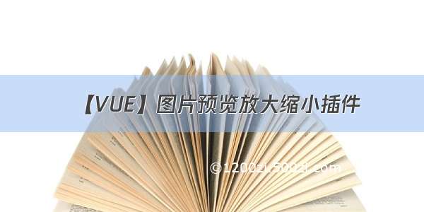 【VUE】图片预览放大缩小插件