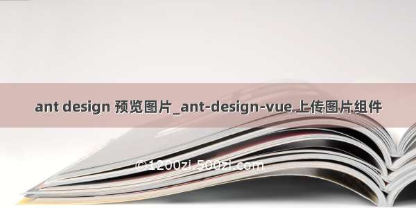 ant design 预览图片_ant-design-vue 上传图片组件