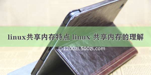 linux共享内存特点 linux 共享内存的理解