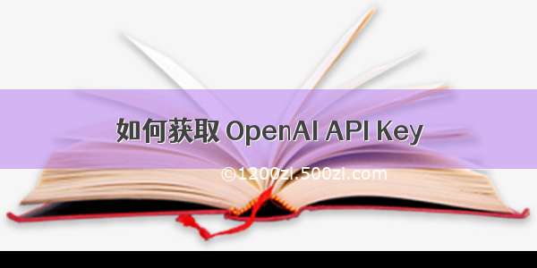 如何获取 OpenAI API Key