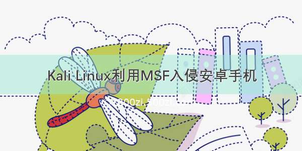 Kali Linux利用MSF入侵安卓手机