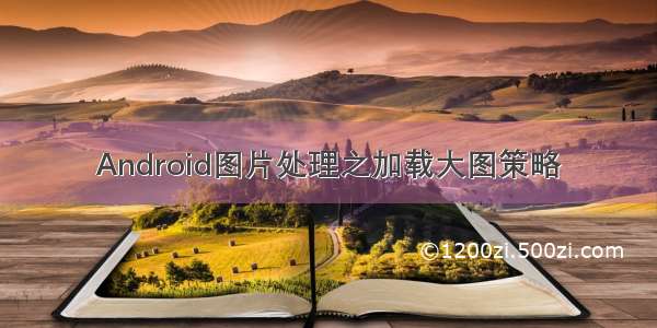 Android图片处理之加载大图策略