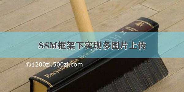 SSM框架下实现多图片上传