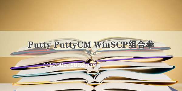 Putty PuttyCM WinSCP组合拳