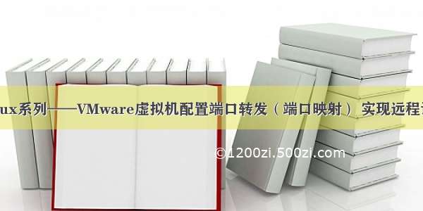 Linux系列——VMware虚拟机配置端口转发（端口映射） 实现远程访问