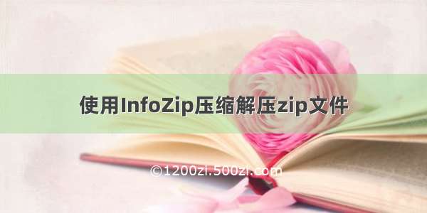 使用InfoZip压缩解压zip文件