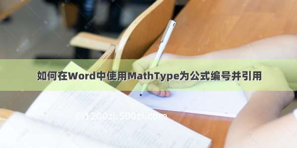 如何在Word中使用MathType为公式编号并引用