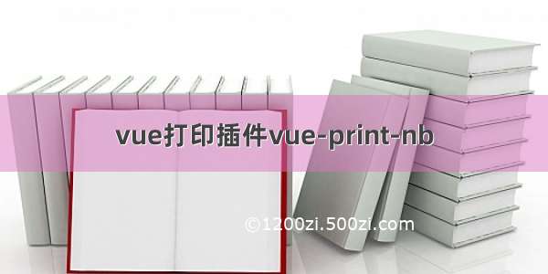 vue打印插件vue-print-nb