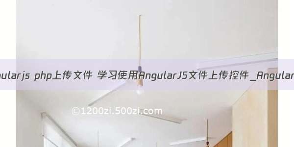 angularjs php上传文件 学习使用AngularJS文件上传控件_AngularJS