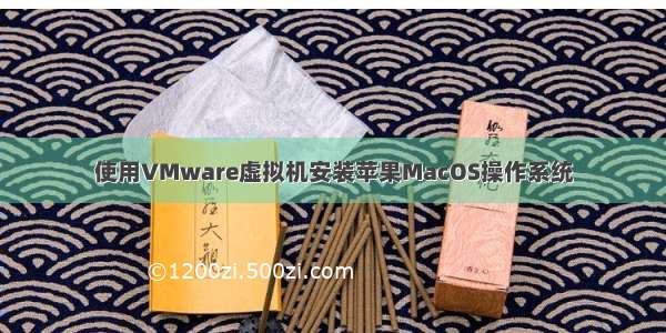 使用VMware虚拟机安装苹果MacOS操作系统