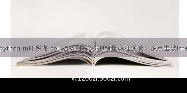 python mkl 锐龙 cpu_AMD锐龙CPU销量疯狂逆袭：多点击破Intel